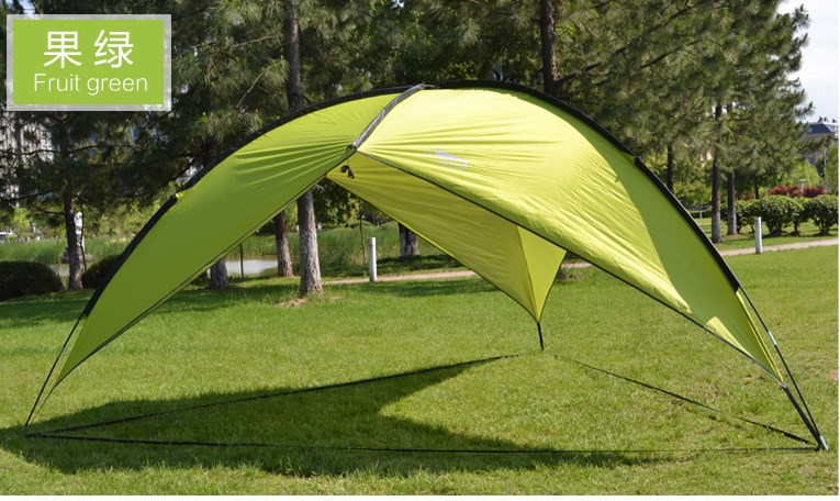 Cheap Goat Tents Camping Picnic 4.8*4.8*4.8*2m 3Side Tent Sandy Beach Sunshade Waterproof Portable Fishing Canopy Gazebos Sun Shelter   